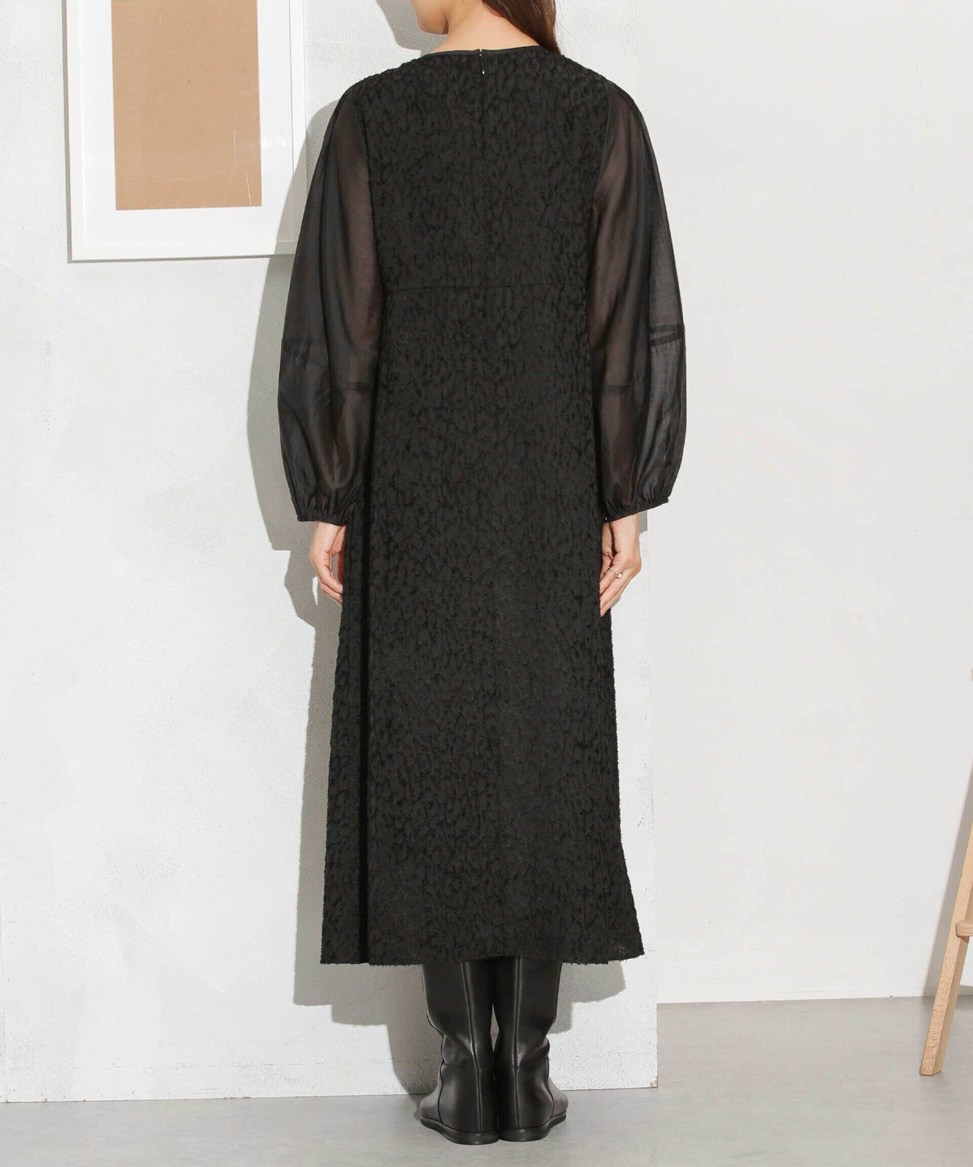 nano･universe「カットジャカード切替ワンピース」|ワンピース|