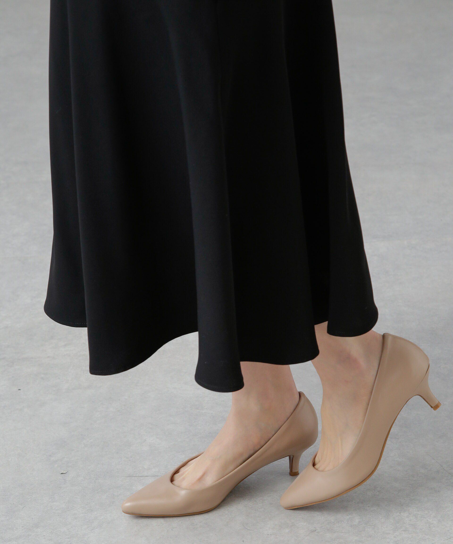 nano･universe「ローヒールパンプス」|パンプス|ベージュ