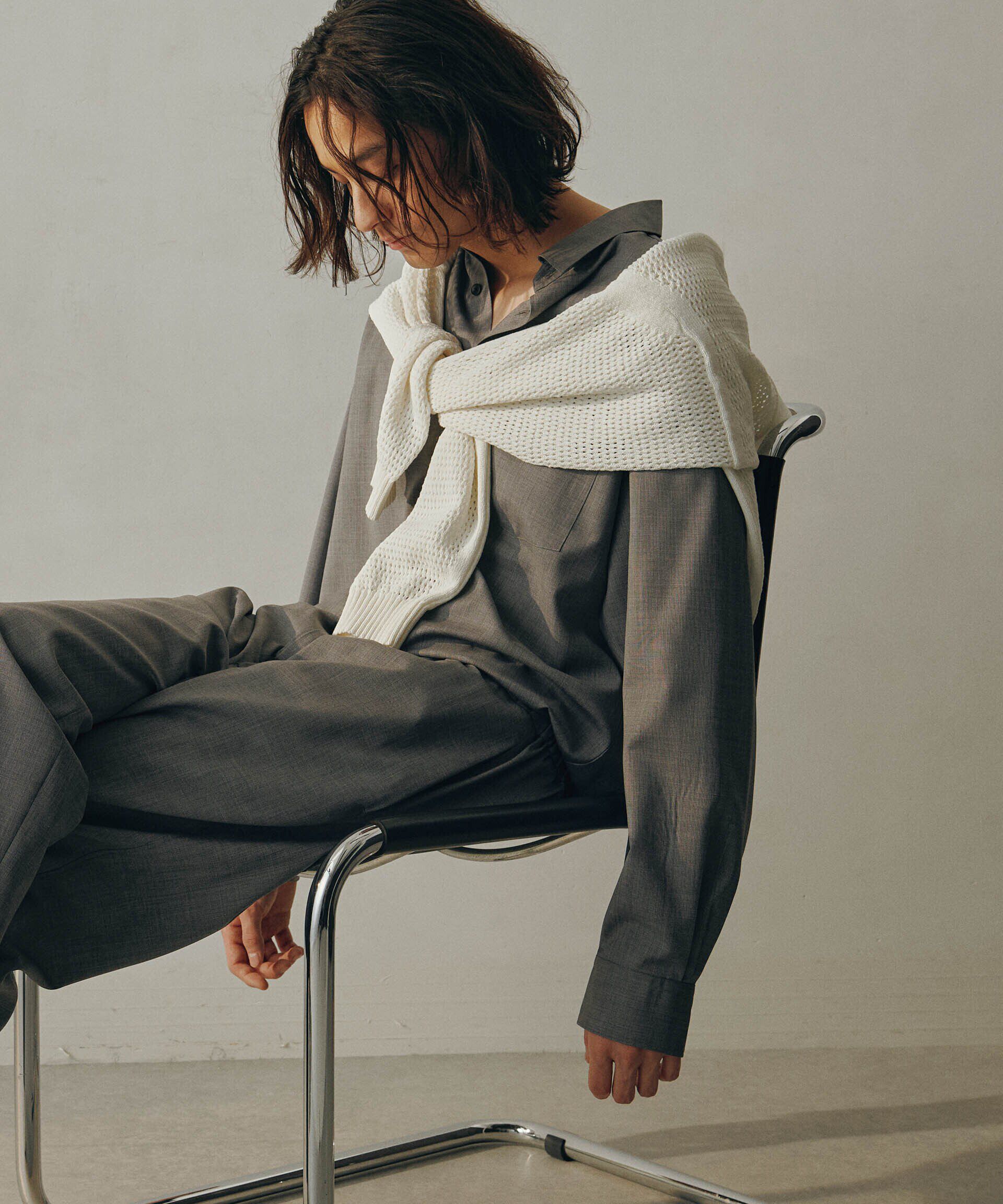 nano･universe「ギマアイレットボクシーニットカーディガン」|ニット・セーター|