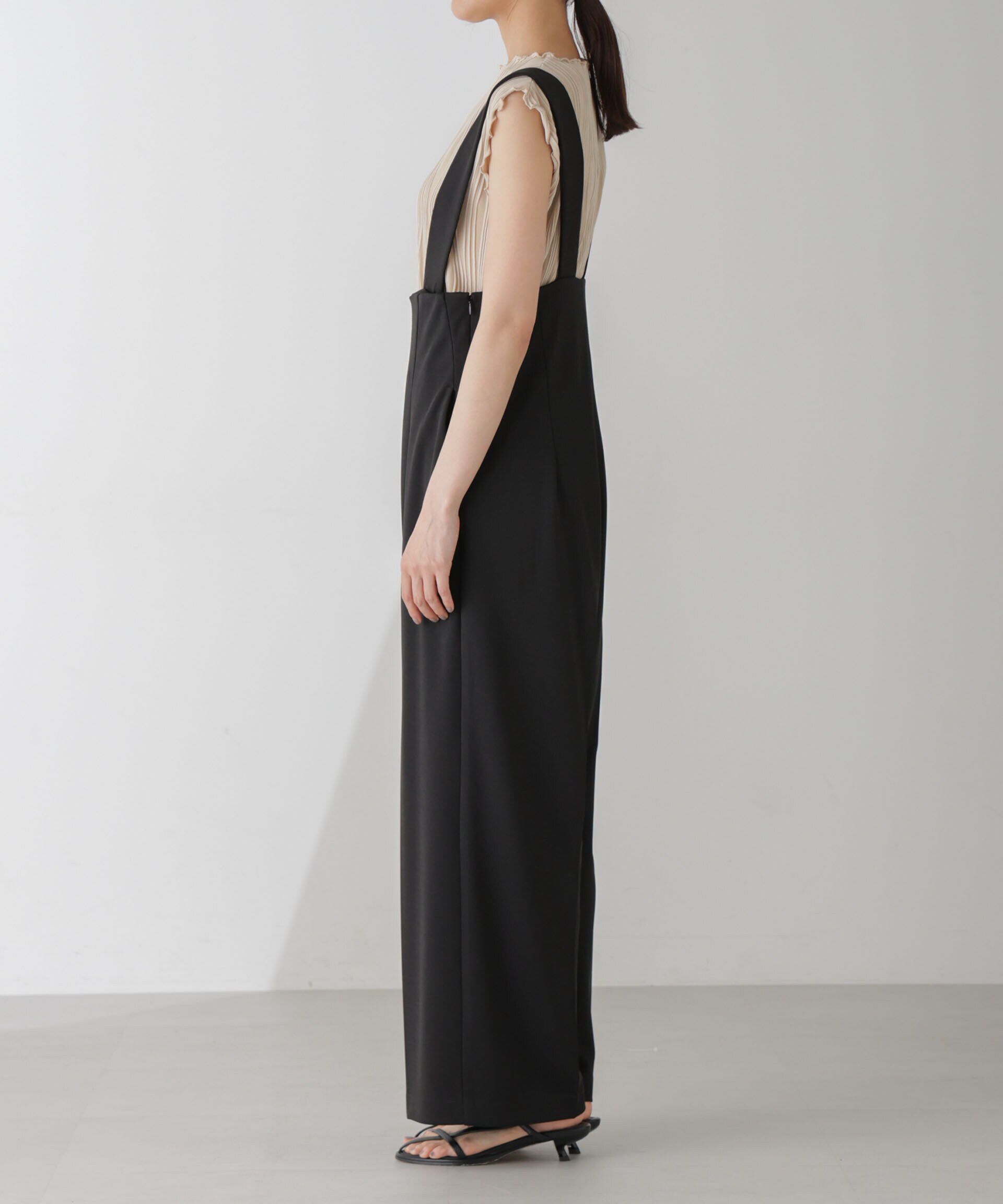 nano･universe「サス付きハイウエストパンツ」|ワンピース|