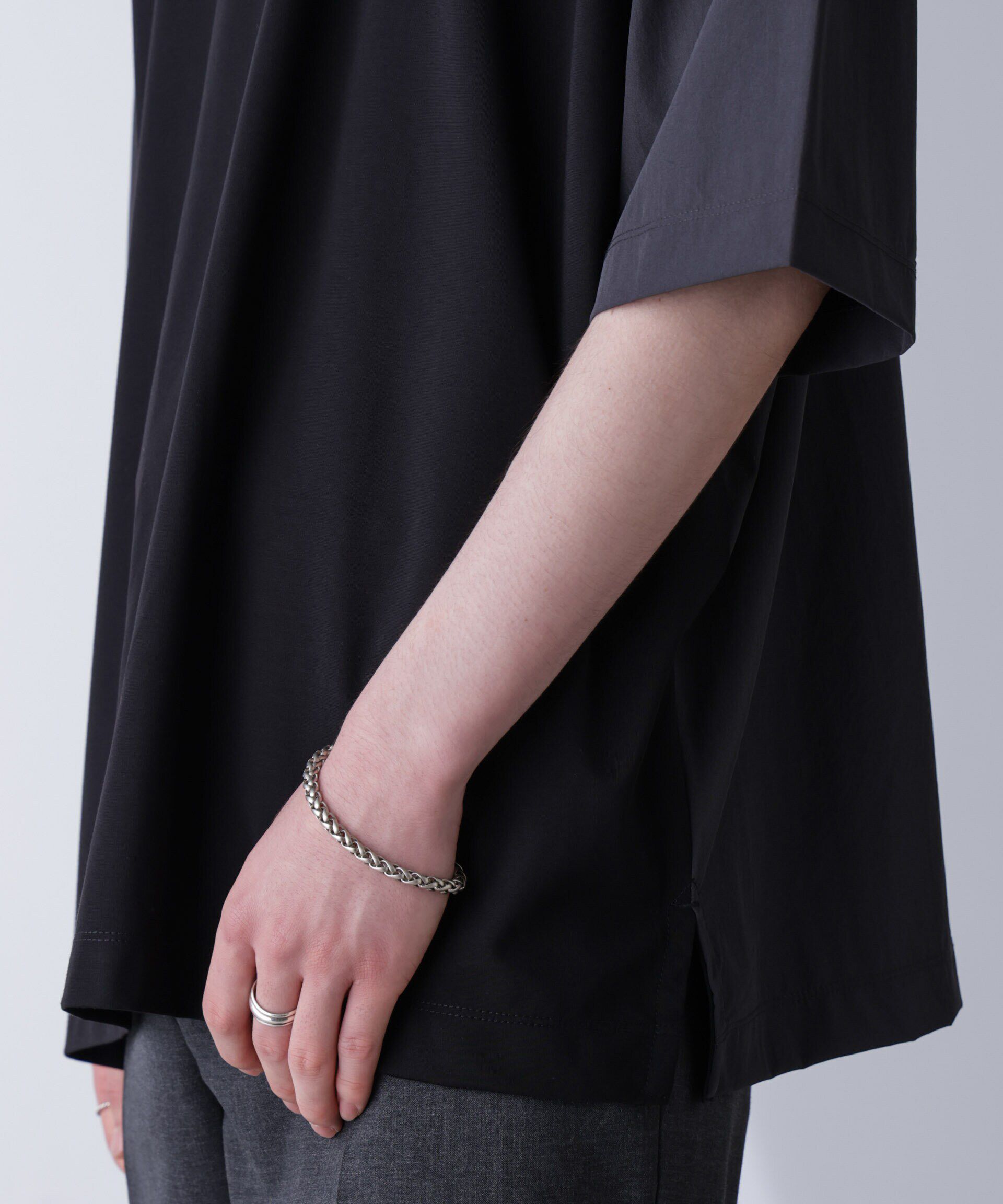 nano･universe「袖切り替えビッグＴシャツ 半袖」|Tシャツ・カットソー|