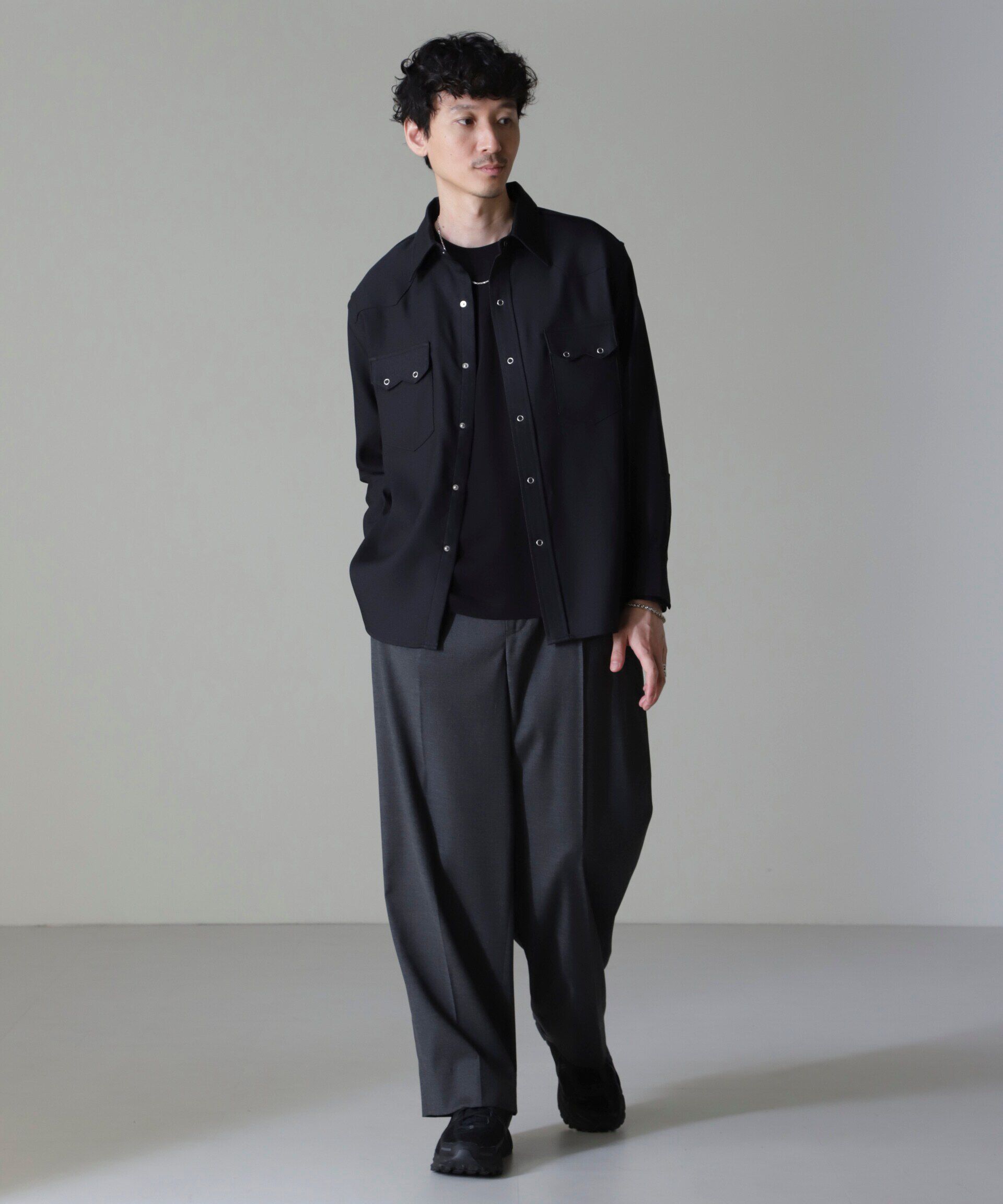 nano･universe「Wrangler/別注 Western Shirt」|シャツ・ブラウス|