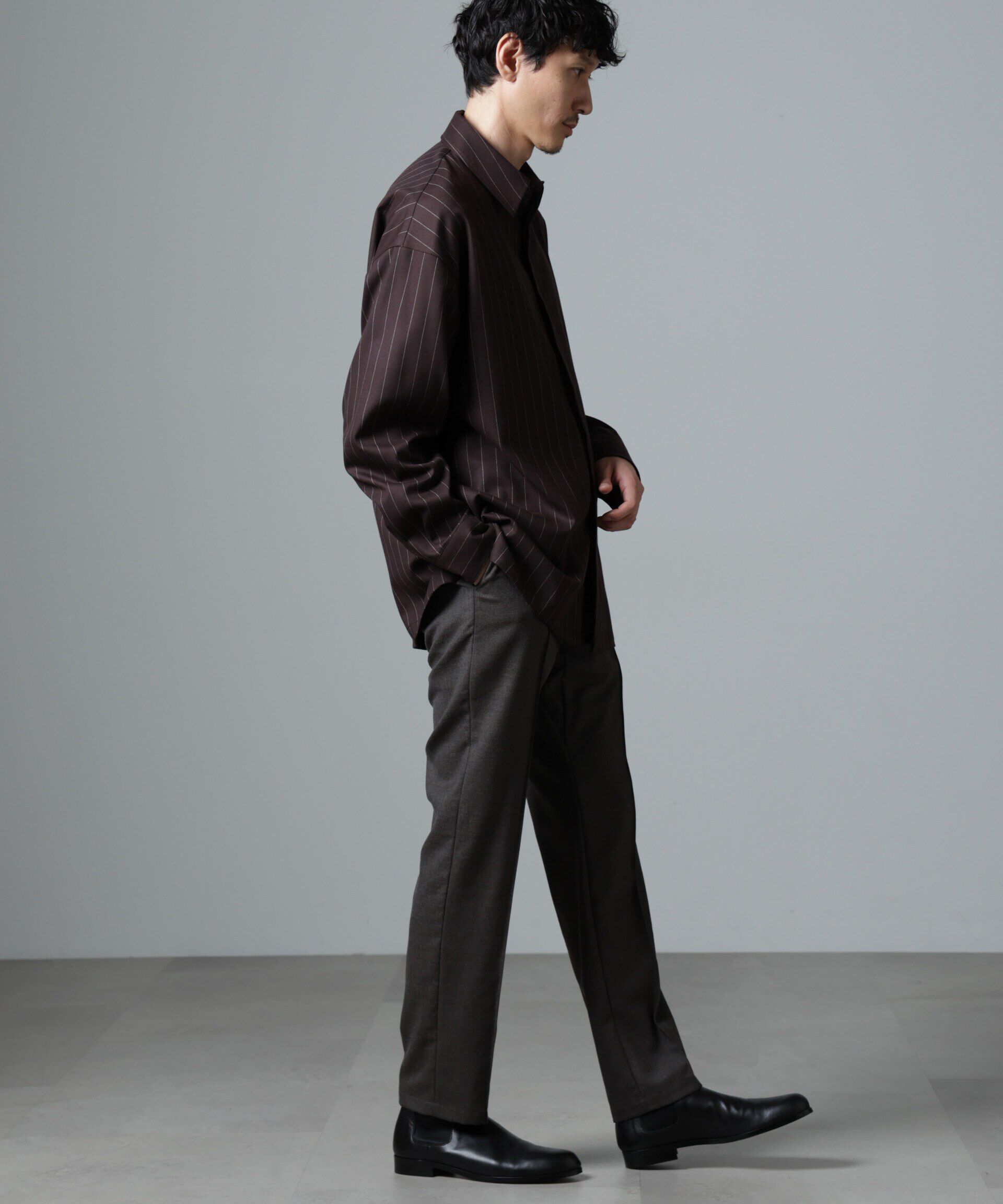 nano･universe「｢N TROUSERS PREMIUM｣RENURウール混洗えるサキソニーパンツ(セットアップ可)」|スーツ|