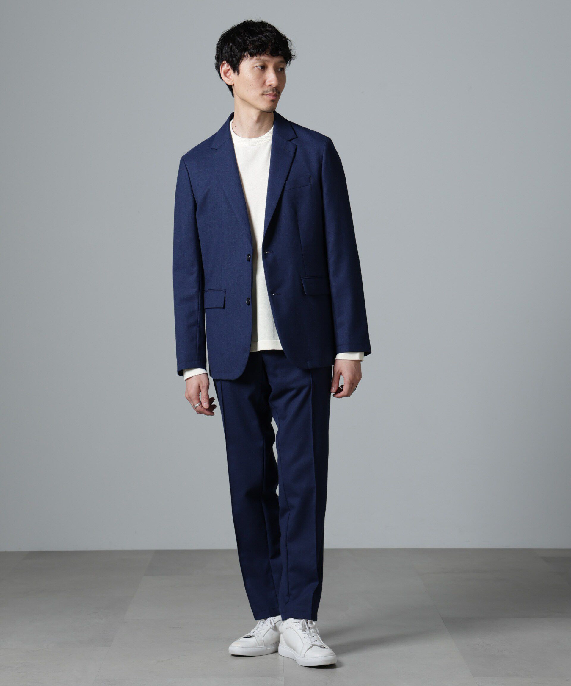 nano･universe「｢N TROUSERS PREMIUM｣RENURウール混洗えるサキソニーパンツ(セットアップ可)」|スーツ|