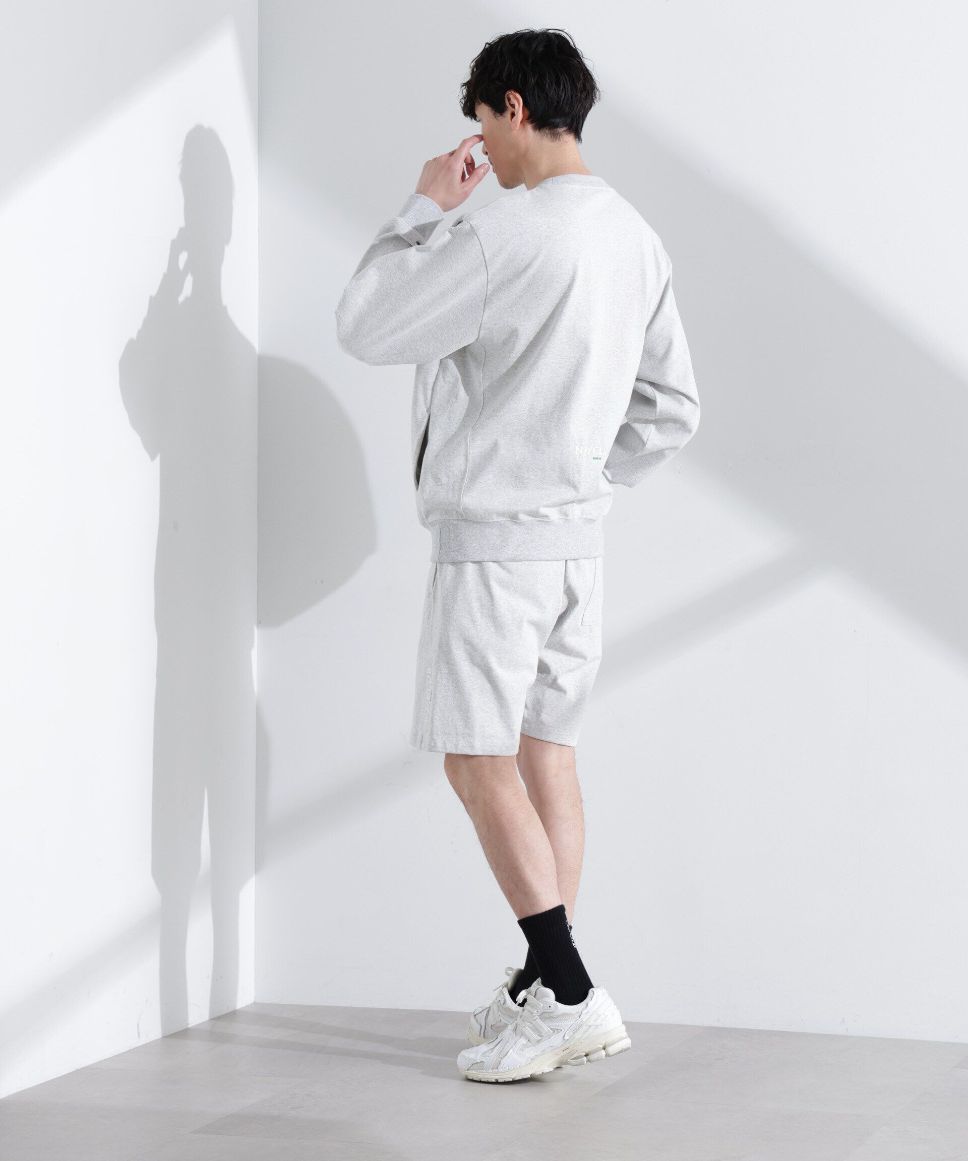 nano･universe「｢NJ/CLUB｣ USAコットン クルーネック スウェット（セットアップ可）」|Tシャツ・カットソー|