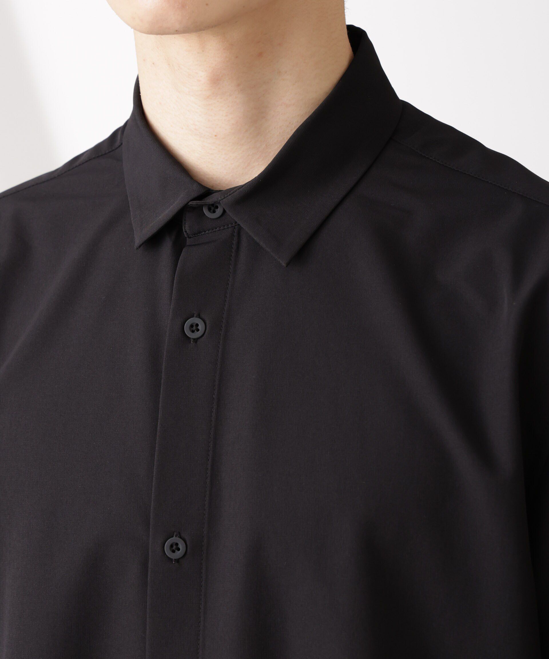 nano･universe「ライトウェイトストレッチ シャツ半袖」|シャツ・ブラウス|