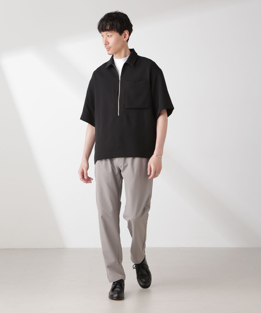 nano･universe「Epoche ハーフZIPシャツ」|シャツ・ブラウス|