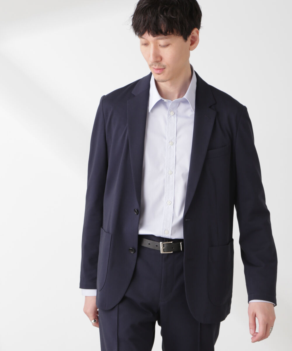 nano･universe「「N JACKET PREMIUM」IN DRY カノコストレッチジャケット(セットアップ可)」|スーツ|