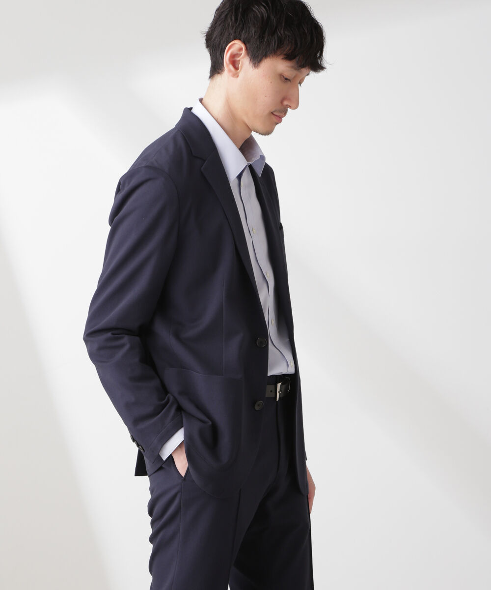 nano･universe「「N JACKET PREMIUM」IN DRY カノコストレッチジャケット(セットアップ可)」|スーツ|
