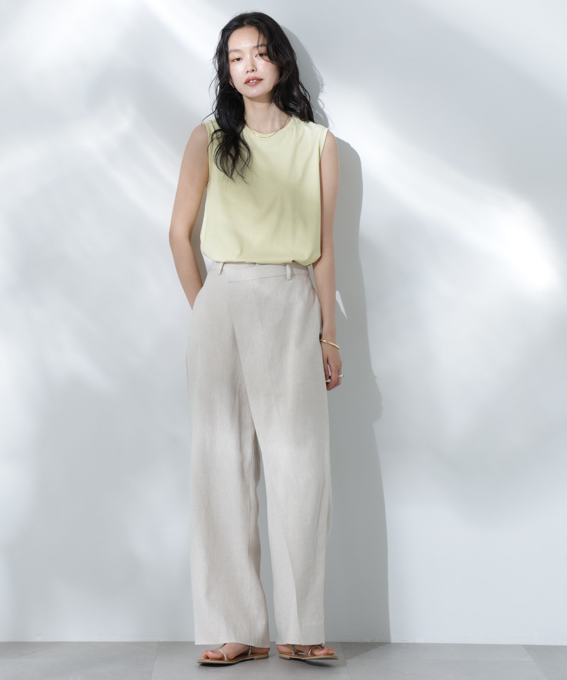 nano･universe「Anti Soaked(R) 汗染み防止カラフルノースリTシャツ」|Tシャツ・カットソー|