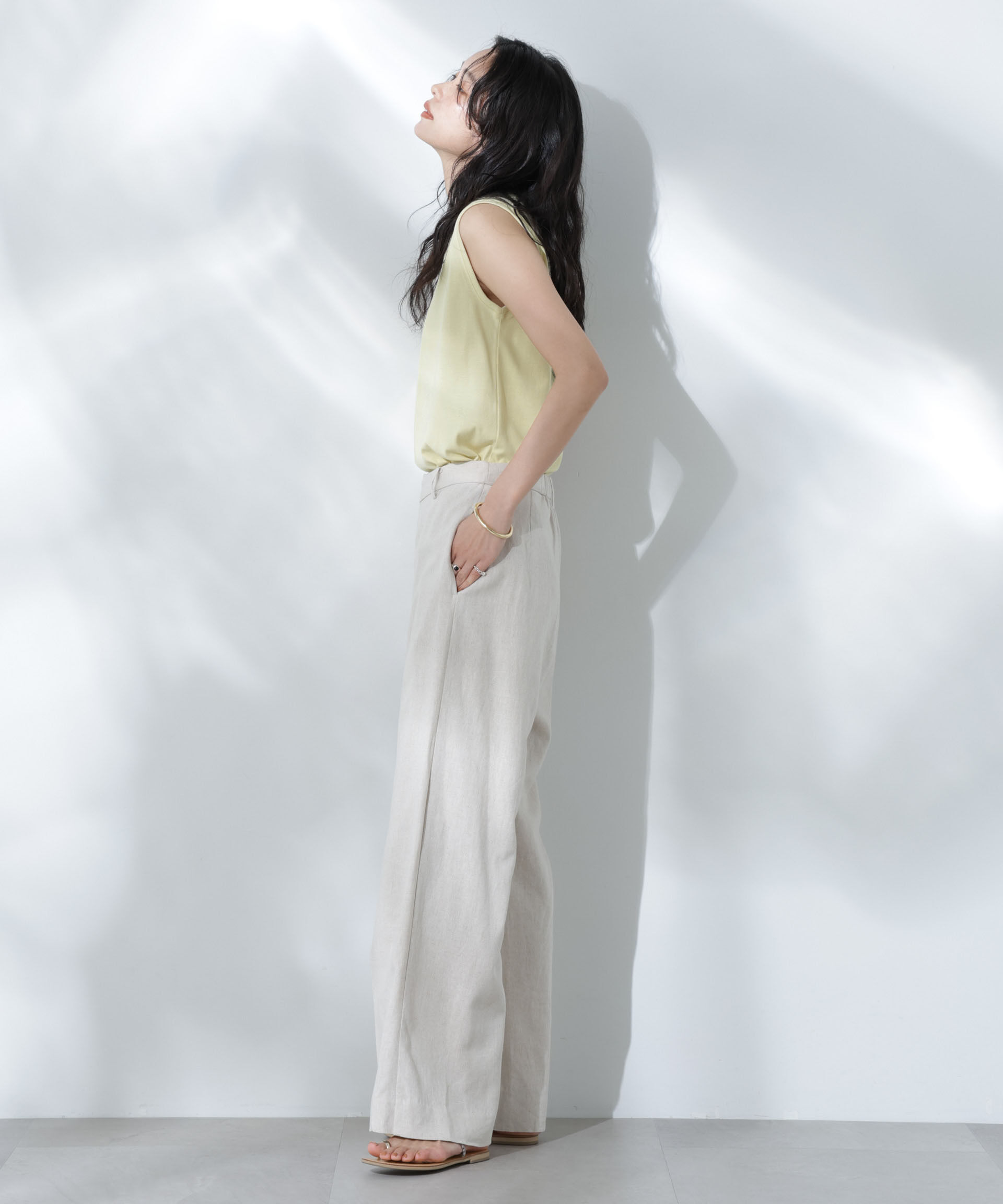 nano･universe「Anti Soaked(R) 汗染み防止カラフルノースリTシャツ」|Tシャツ・カットソー|