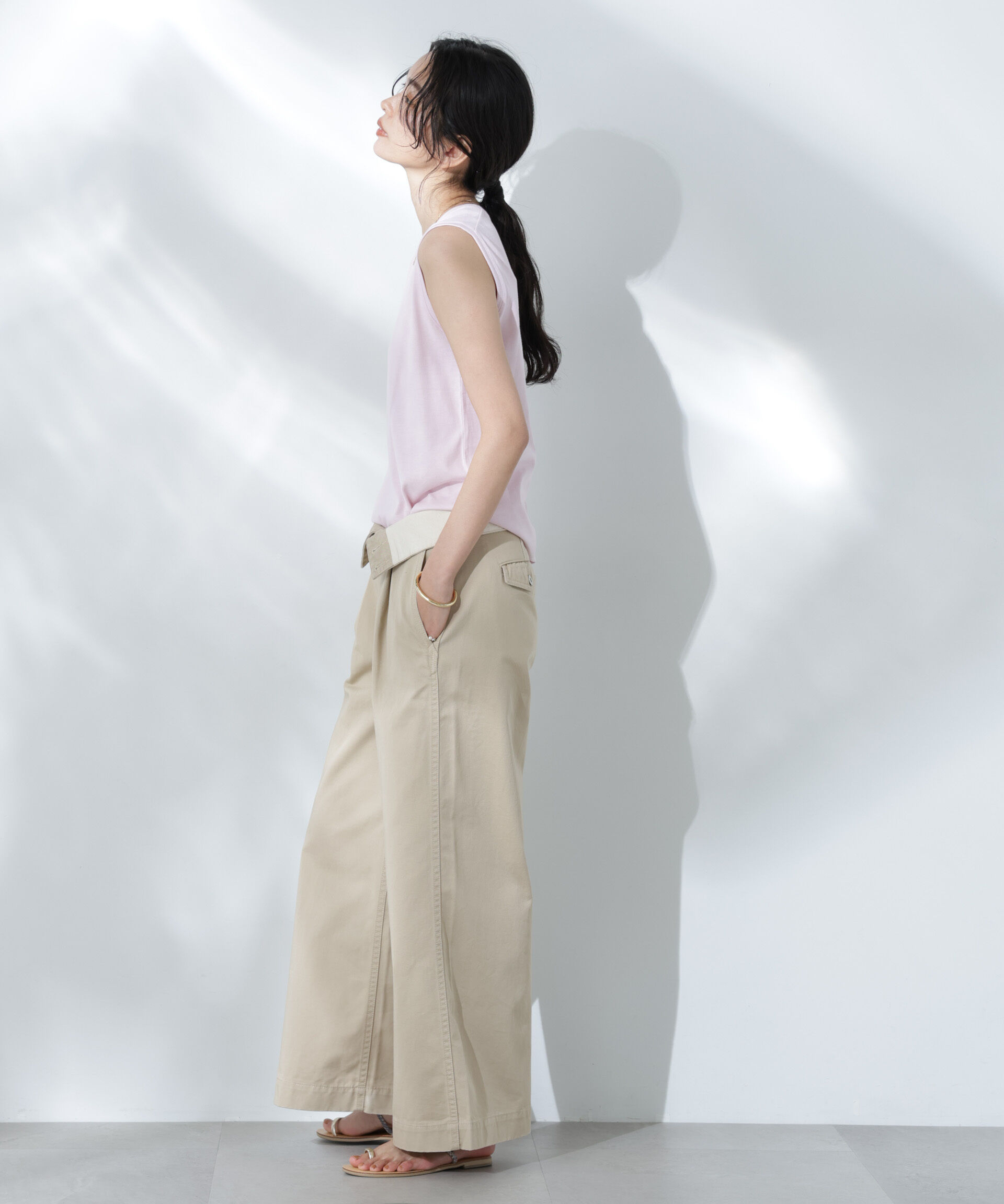 nano･universe「Anti Soaked(R) 汗染み防止カラフルノースリTシャツ」|Tシャツ・カットソー|