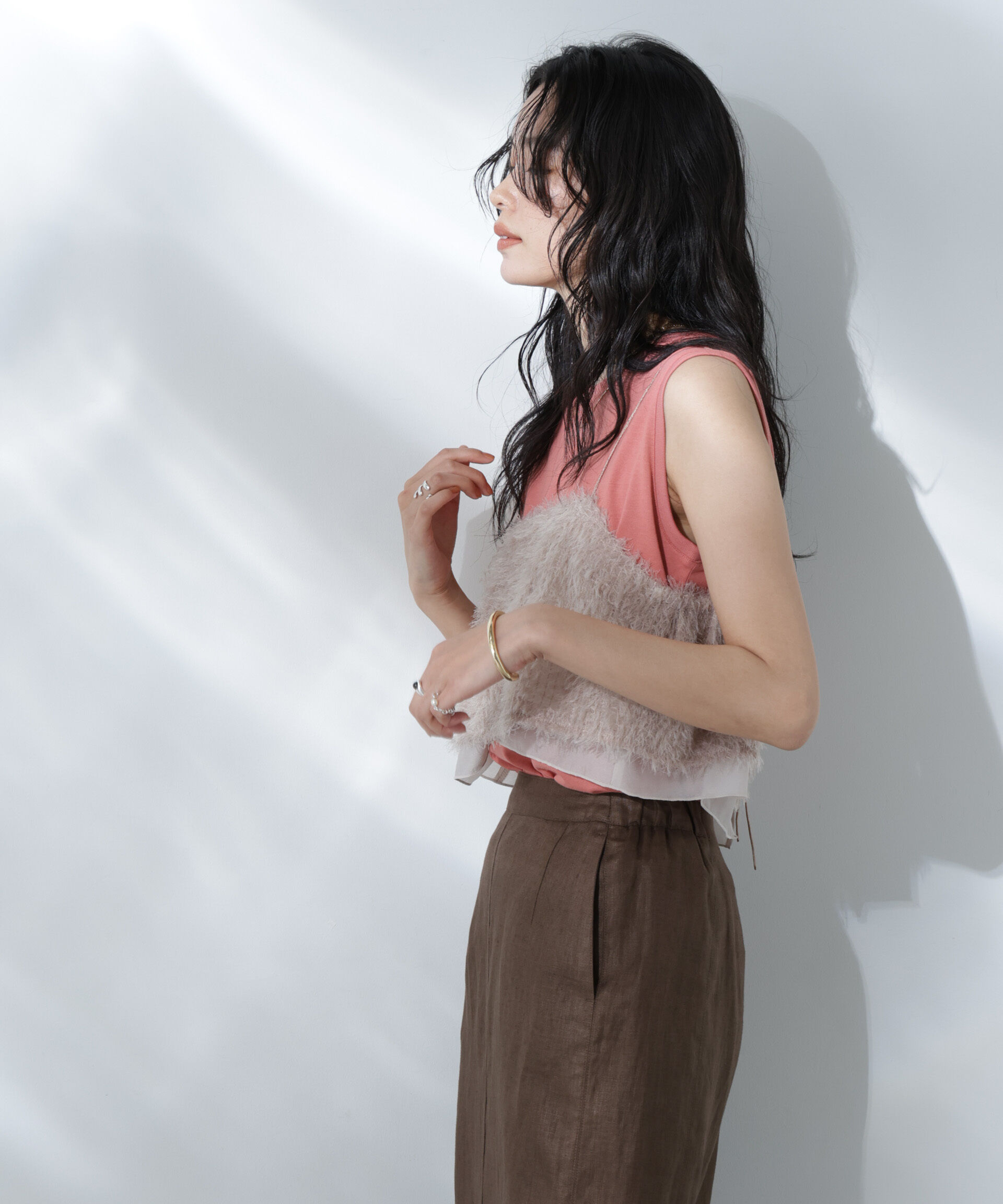 nano･universe「Anti Soaked(R) 汗染み防止カラフルノースリTシャツ」|Tシャツ・カットソー|