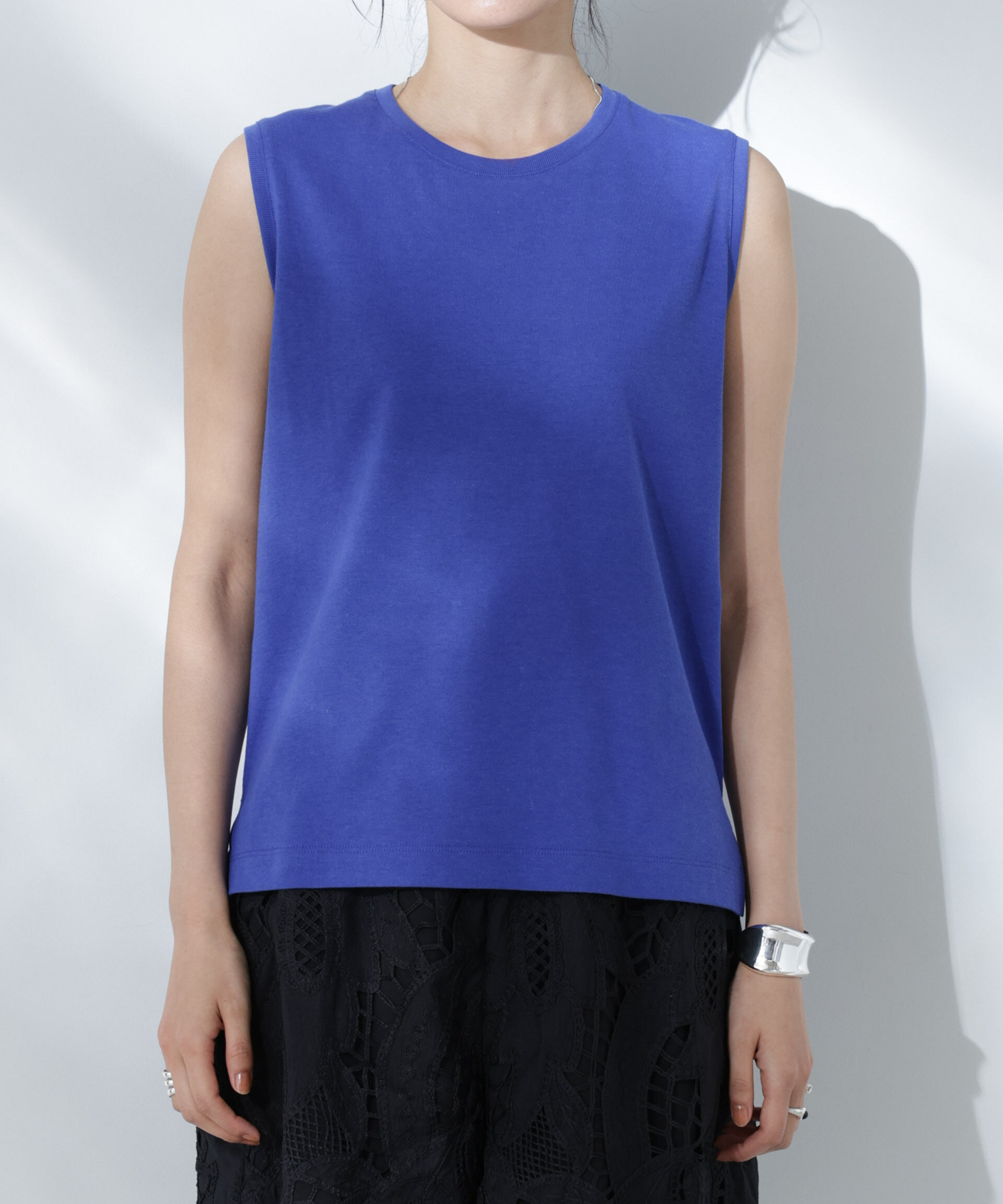 nano･universe「Anti Soaked(R) 汗染み防止カラフルノースリTシャツ」|Tシャツ・カットソー|