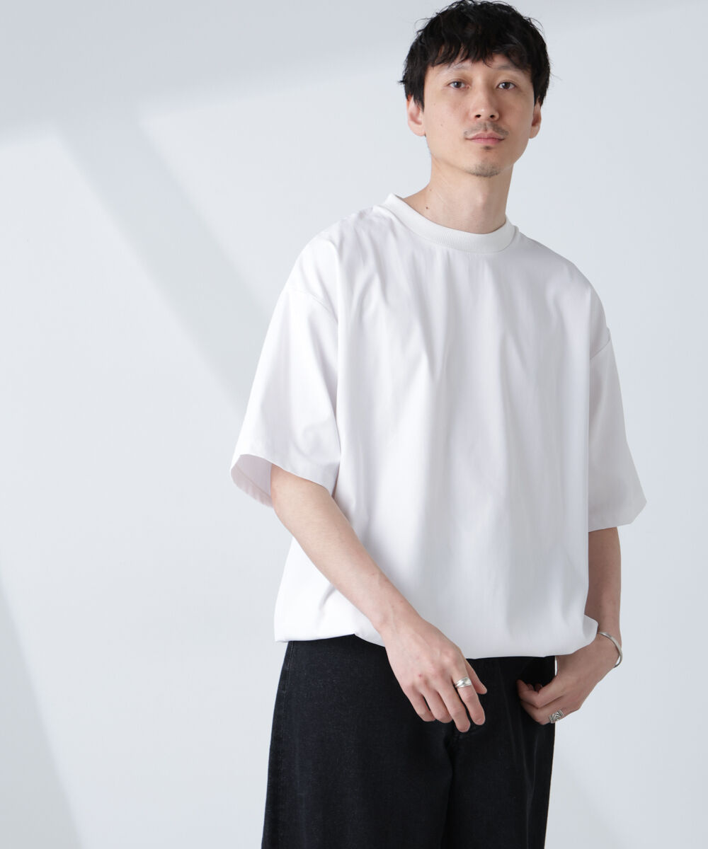 nano･universe「ストレッチファブリックバルーンTシャツ」|Tシャツ・カットソー|