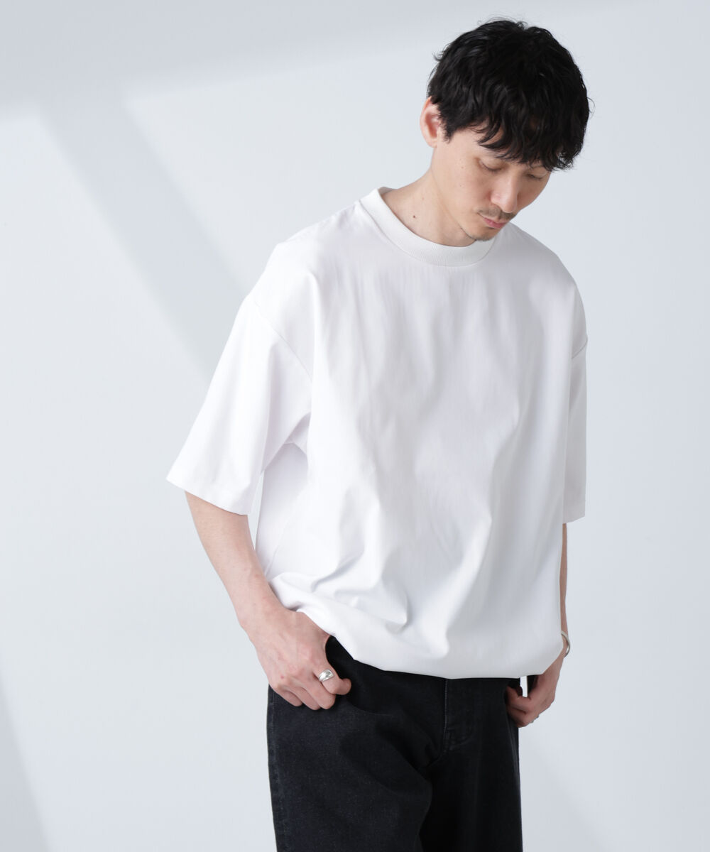 nano･universe「ストレッチファブリックバルーンTシャツ」|Tシャツ・カットソー|