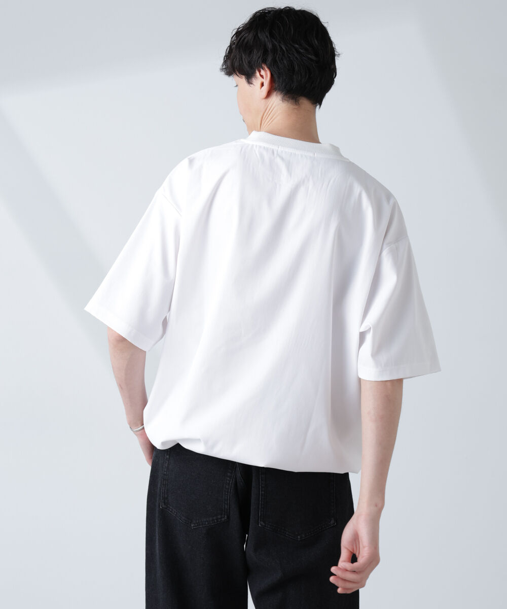 nano･universe「ストレッチファブリックバルーンTシャツ」|Tシャツ・カットソー|