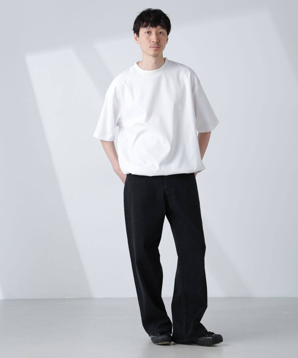 nano･universe「ストレッチファブリックバルーンTシャツ」|Tシャツ・カットソー|