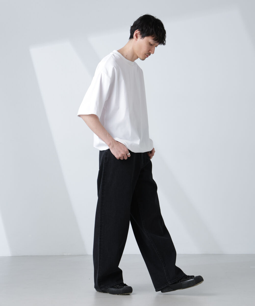 nano･universe「ストレッチファブリックバルーンTシャツ」|Tシャツ・カットソー|