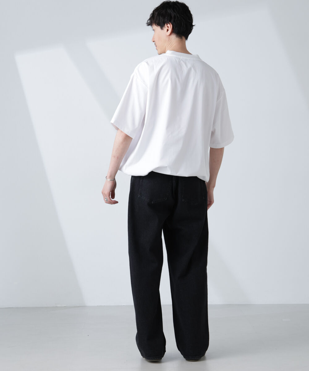 nano･universe「ストレッチファブリックバルーンTシャツ」|Tシャツ・カットソー|