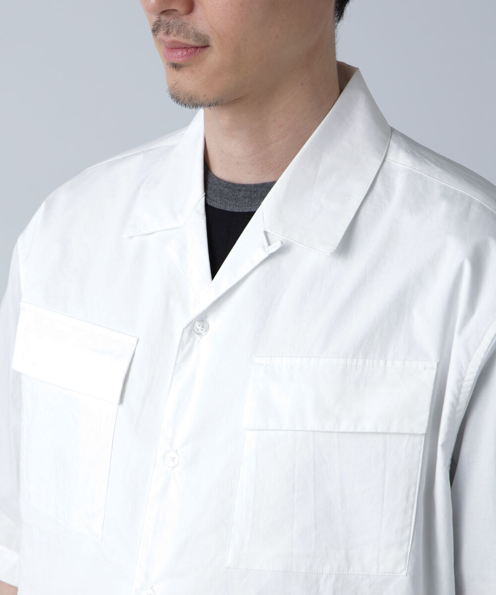 nano･universe「「NJ/CLUB」 ユーティリティマルチポケットシャツ 半袖」|シャツ・ブラウス|