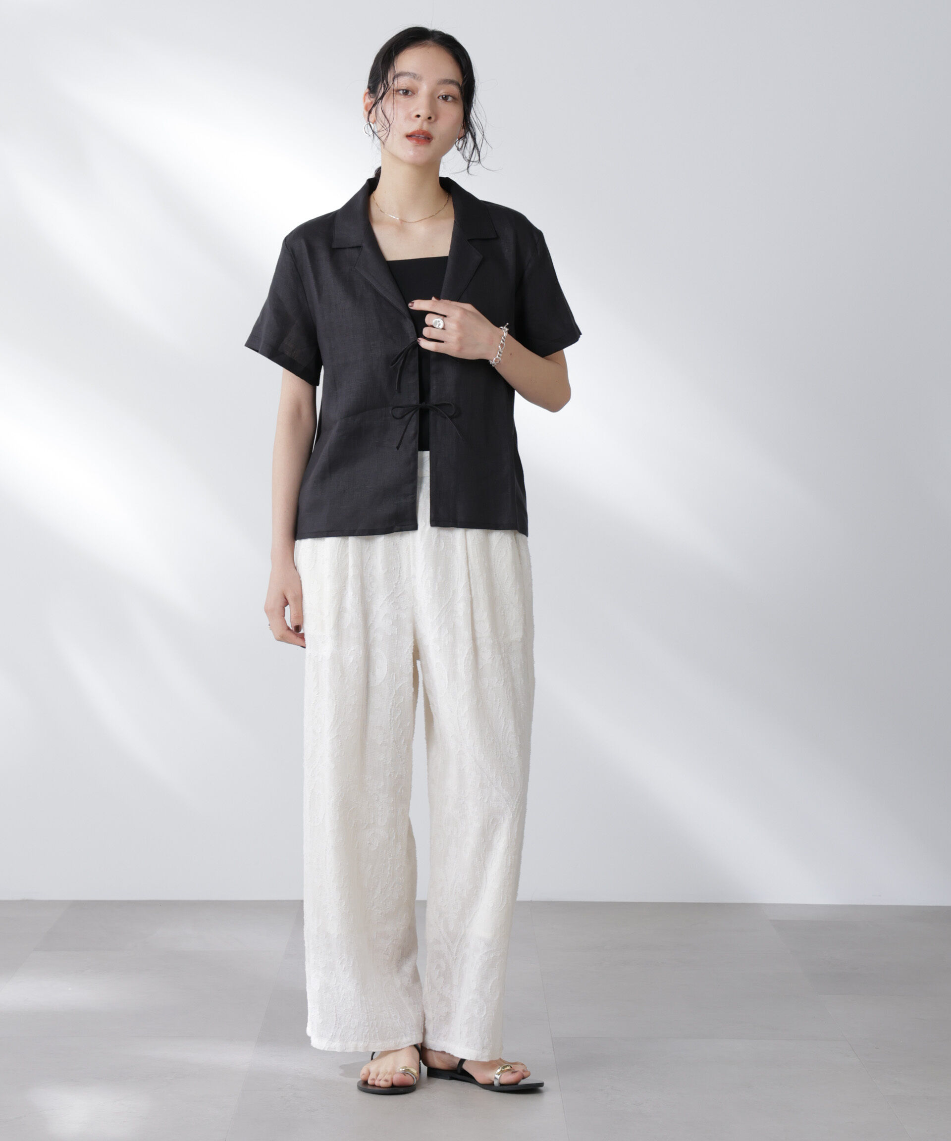 nano･universe「RITA ROW/AMBER BLOUSE」|シャツ・ブラウス|