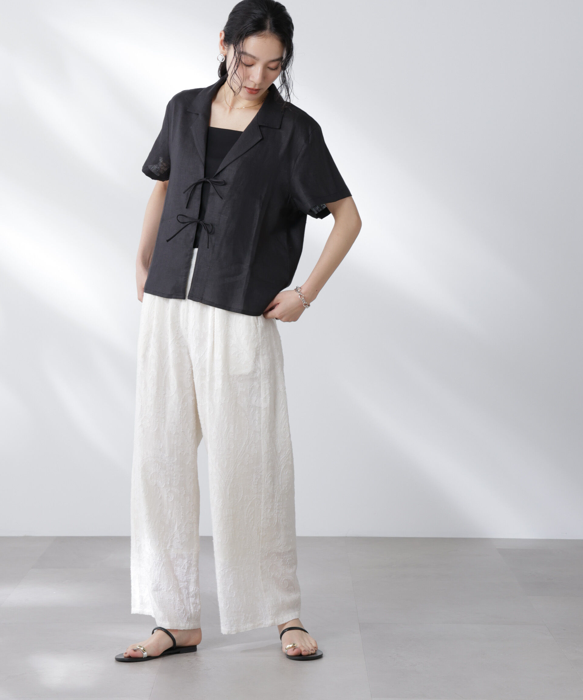 nano･universe「RITA ROW/AMBER BLOUSE」|シャツ・ブラウス|