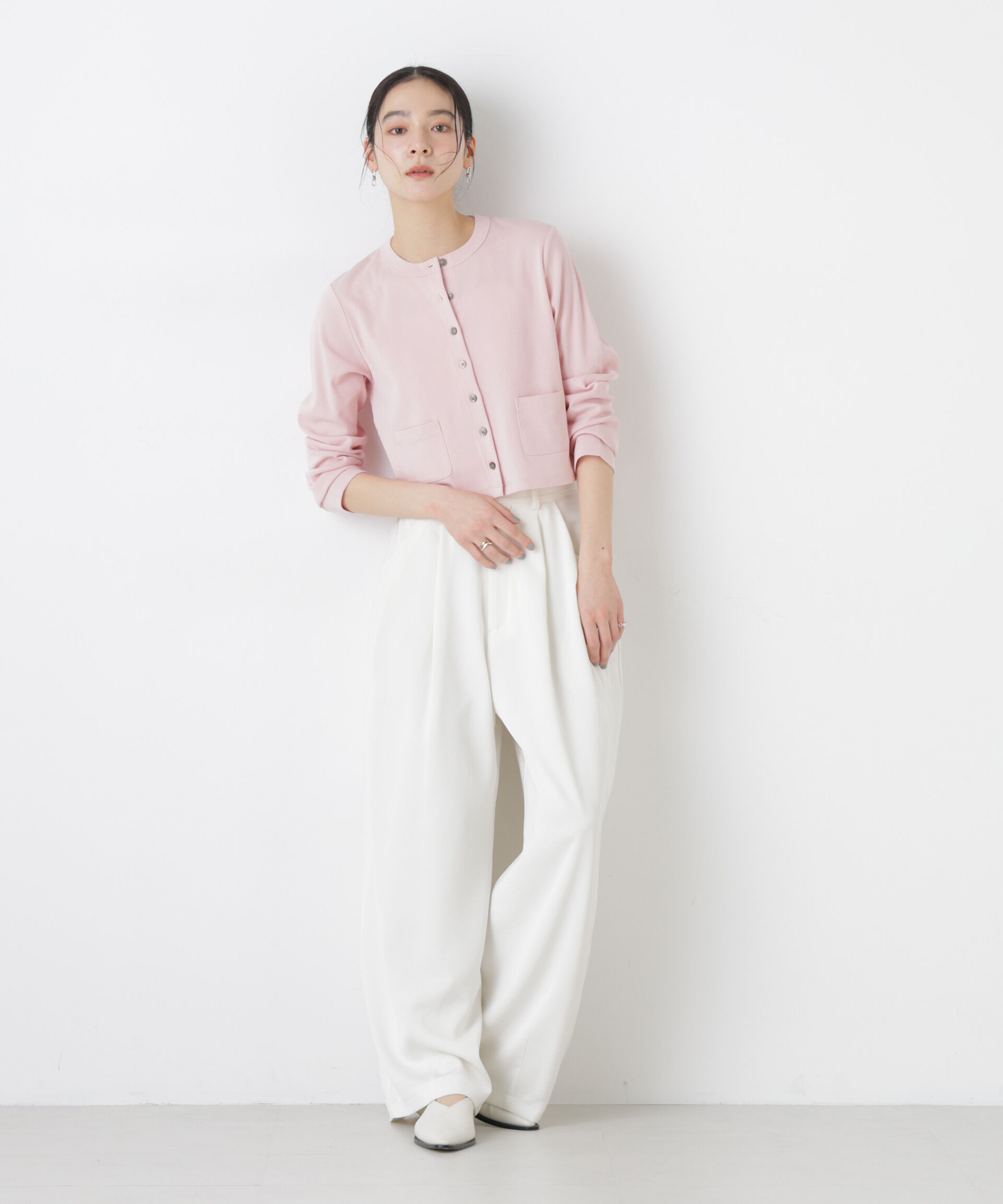 nano･universe「強撚コットンコンパクトカーディガン」|Tシャツ・カットソー|