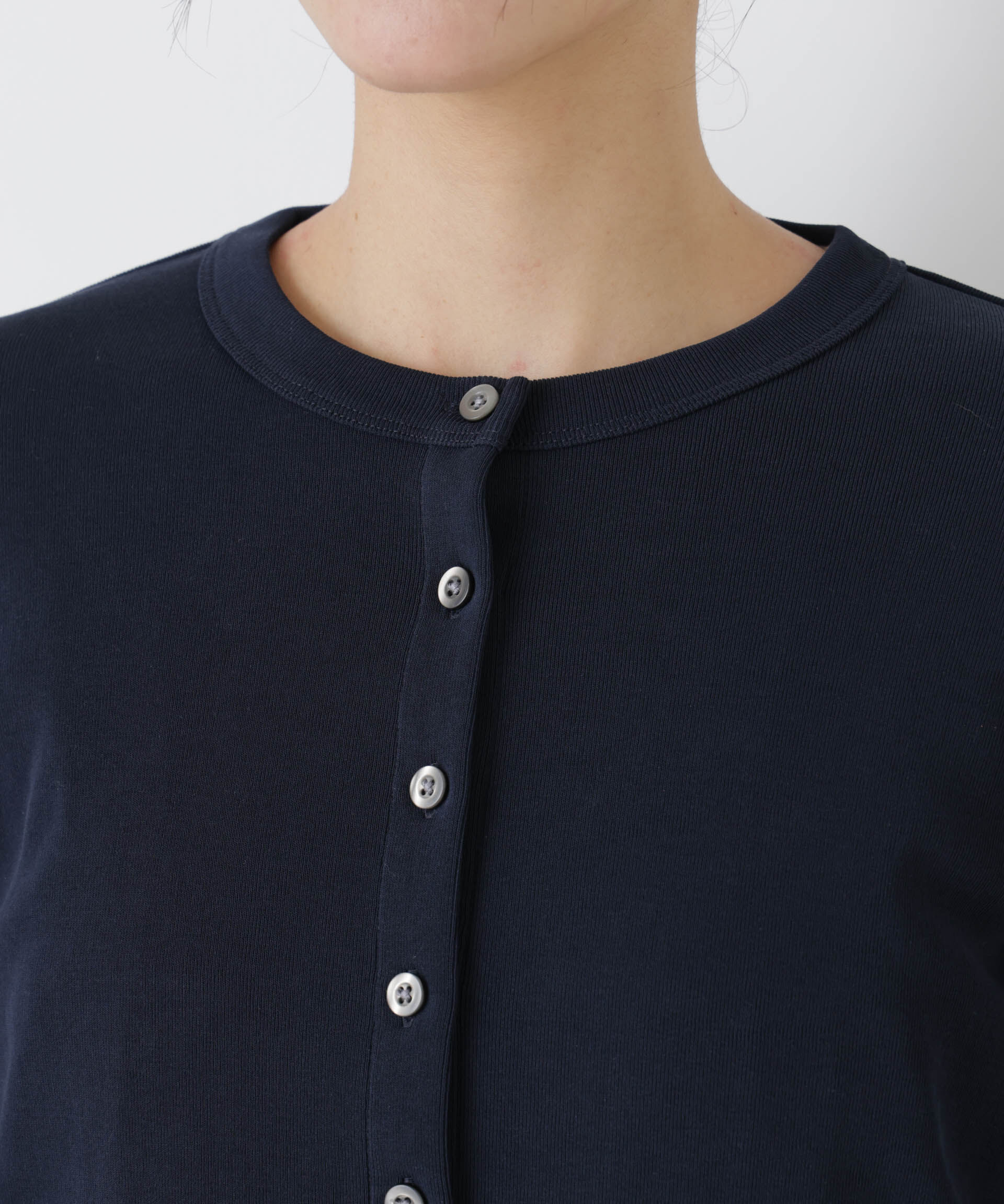 nano･universe「強撚コットンコンパクトカーディガン」|Tシャツ・カットソー|