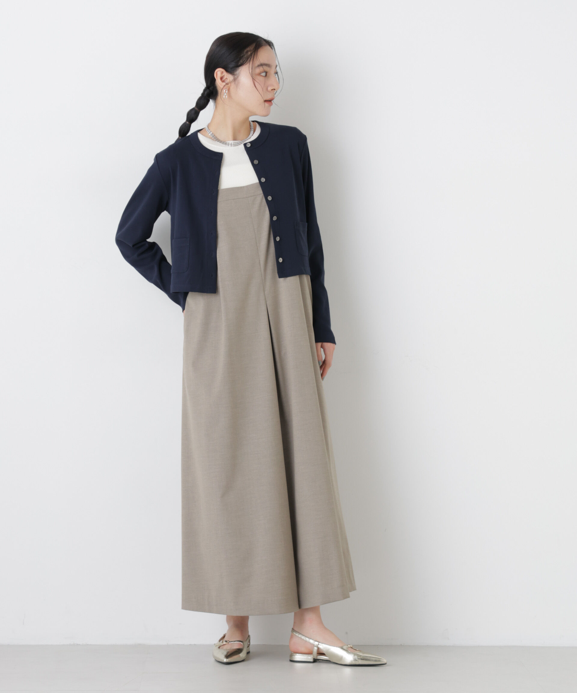 nano･universe「強撚コットンコンパクトカーディガン」|Tシャツ・カットソー|