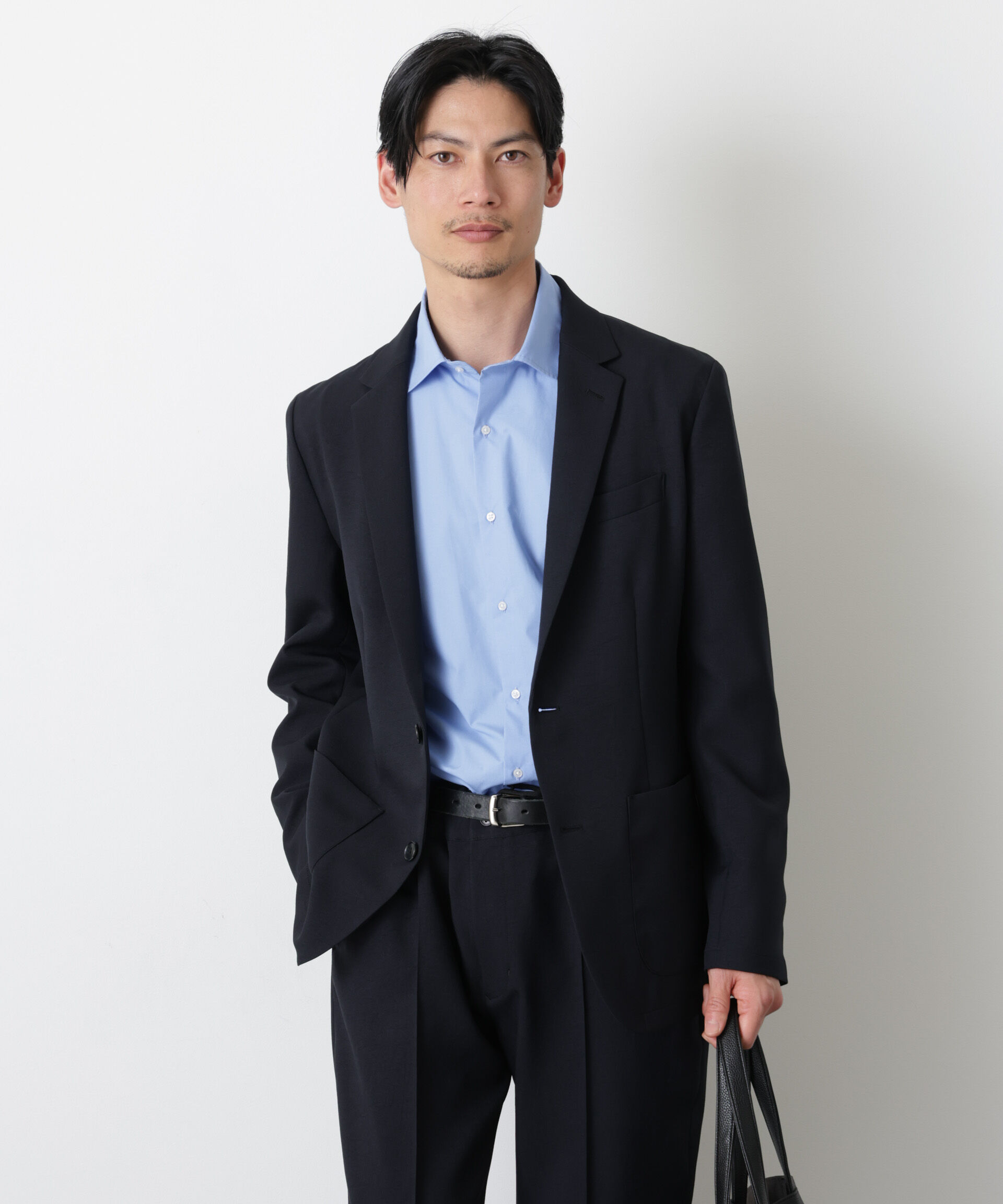 nano･universe「｢DamerinoSelect｣ﾀﾞﾝﾄﾂｵﾁｰﾙ防汚ﾃｯｸｽﾄﾚｯﾁｼﾞｬｹｯﾄ(ｾ 」|スーツ|