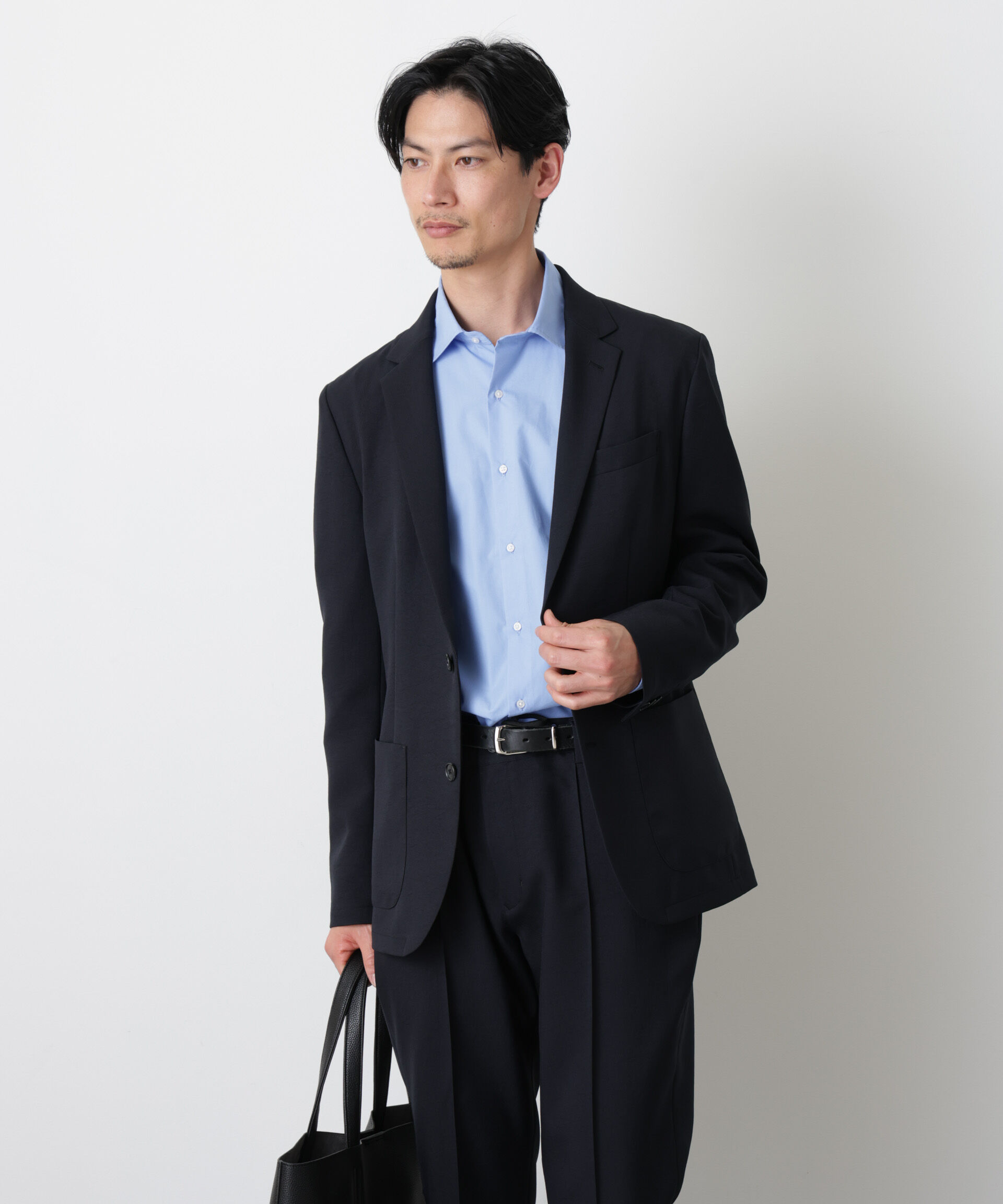 nano･universe「｢DamerinoSelect｣ﾀﾞﾝﾄﾂｵﾁｰﾙ防汚ﾃｯｸｽﾄﾚｯﾁｼﾞｬｹｯﾄ(ｾ 」|スーツ|