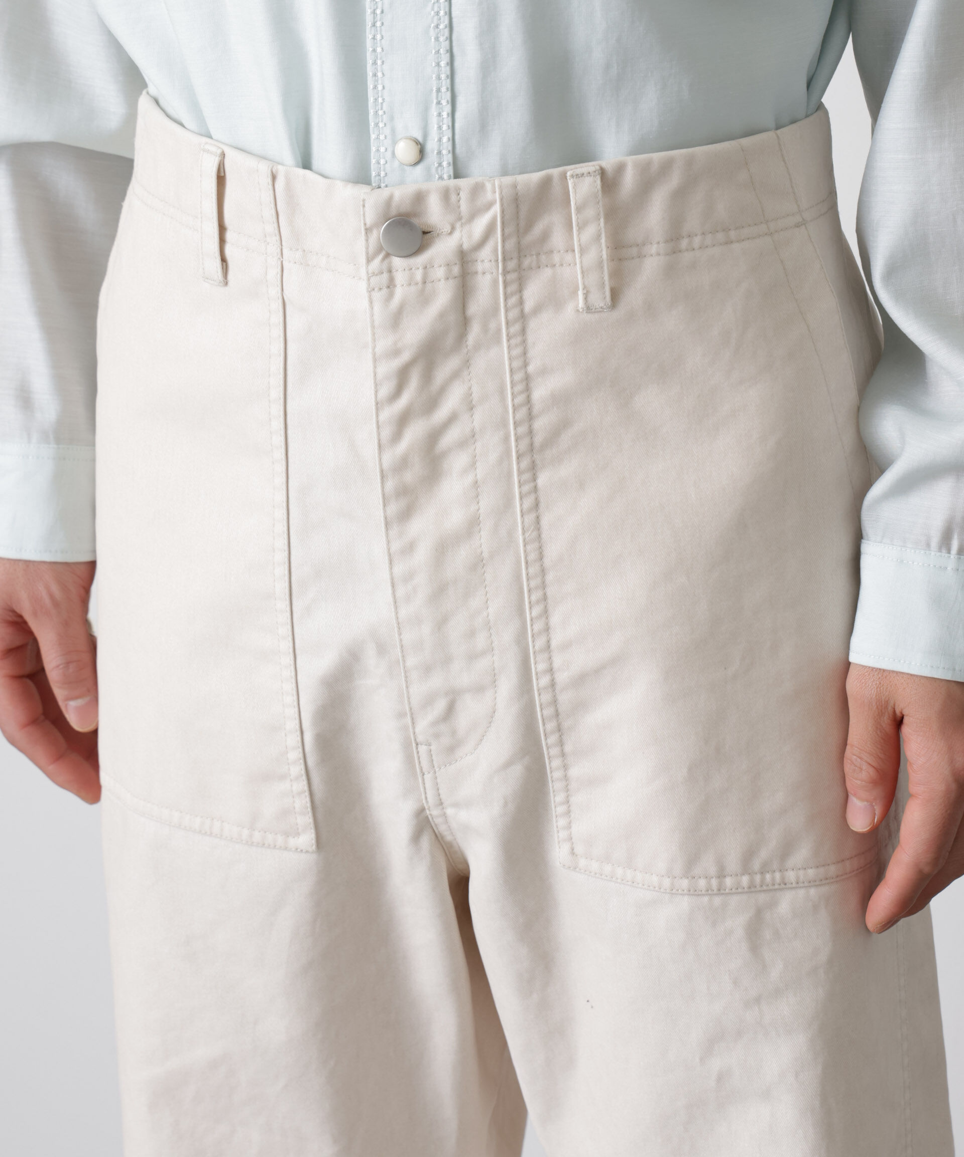 nano･universe「フロッキーチノ ベイカーパンツ」|チノ|