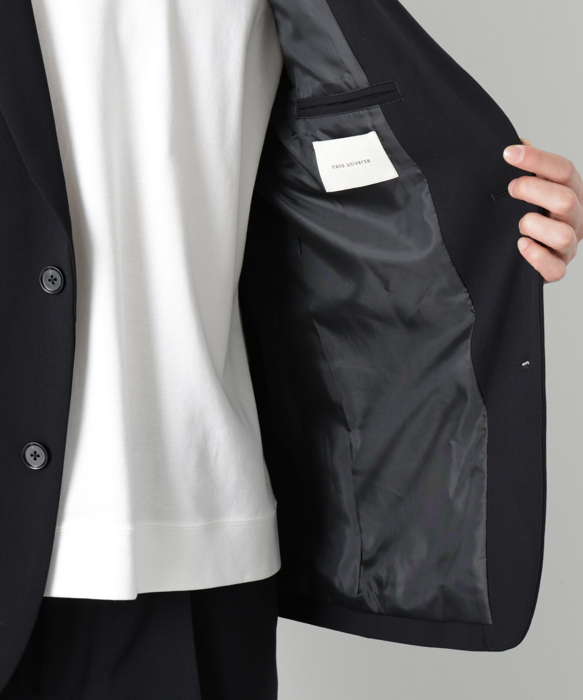 nano･universe「TR 2B アーバンジャケット（セットアップ可）」|テーラードジャケット|
