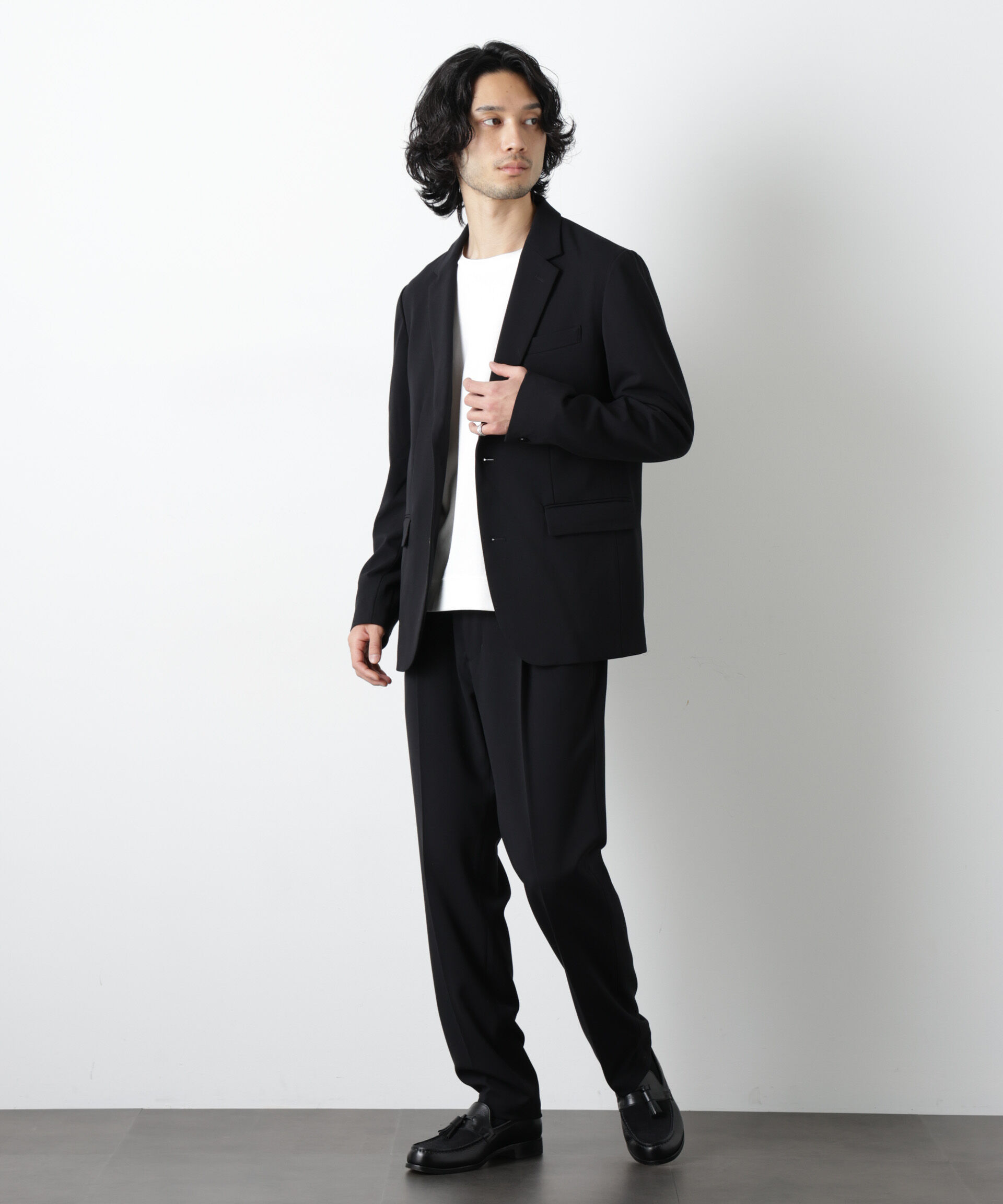 nano･universe「TR 2B アーバンジャケット（セットアップ可）」|テーラードジャケット|