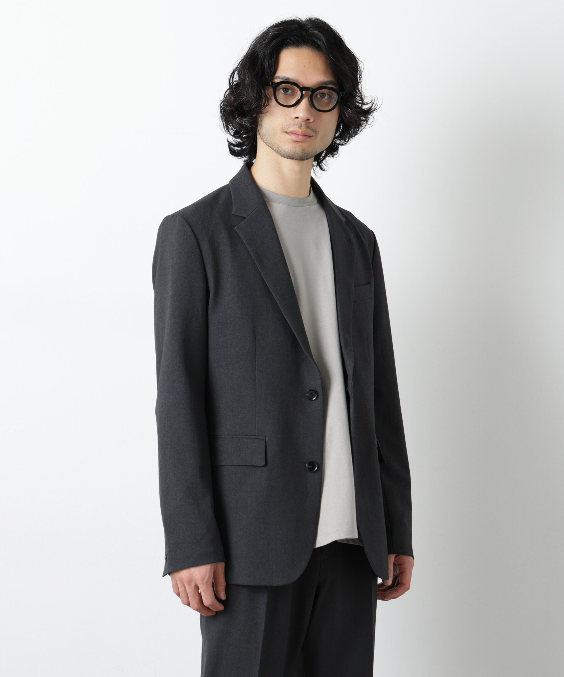 nano･universe「TR 2B アーバンジャケット（セットアップ可）」|テーラードジャケット|