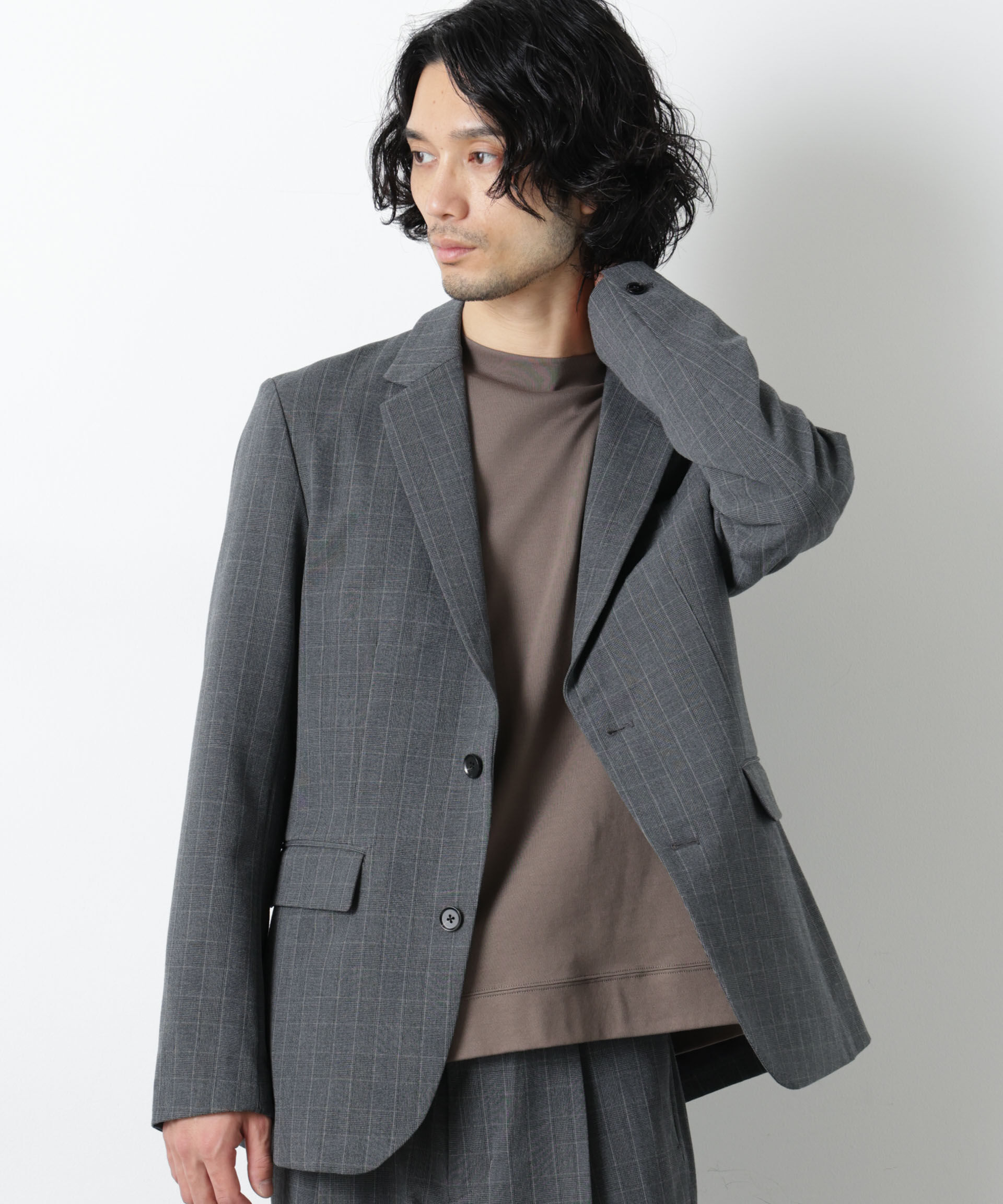 nano･universe「TR 2B アーバンジャケット（セットアップ可）」|テーラードジャケット|パターン1