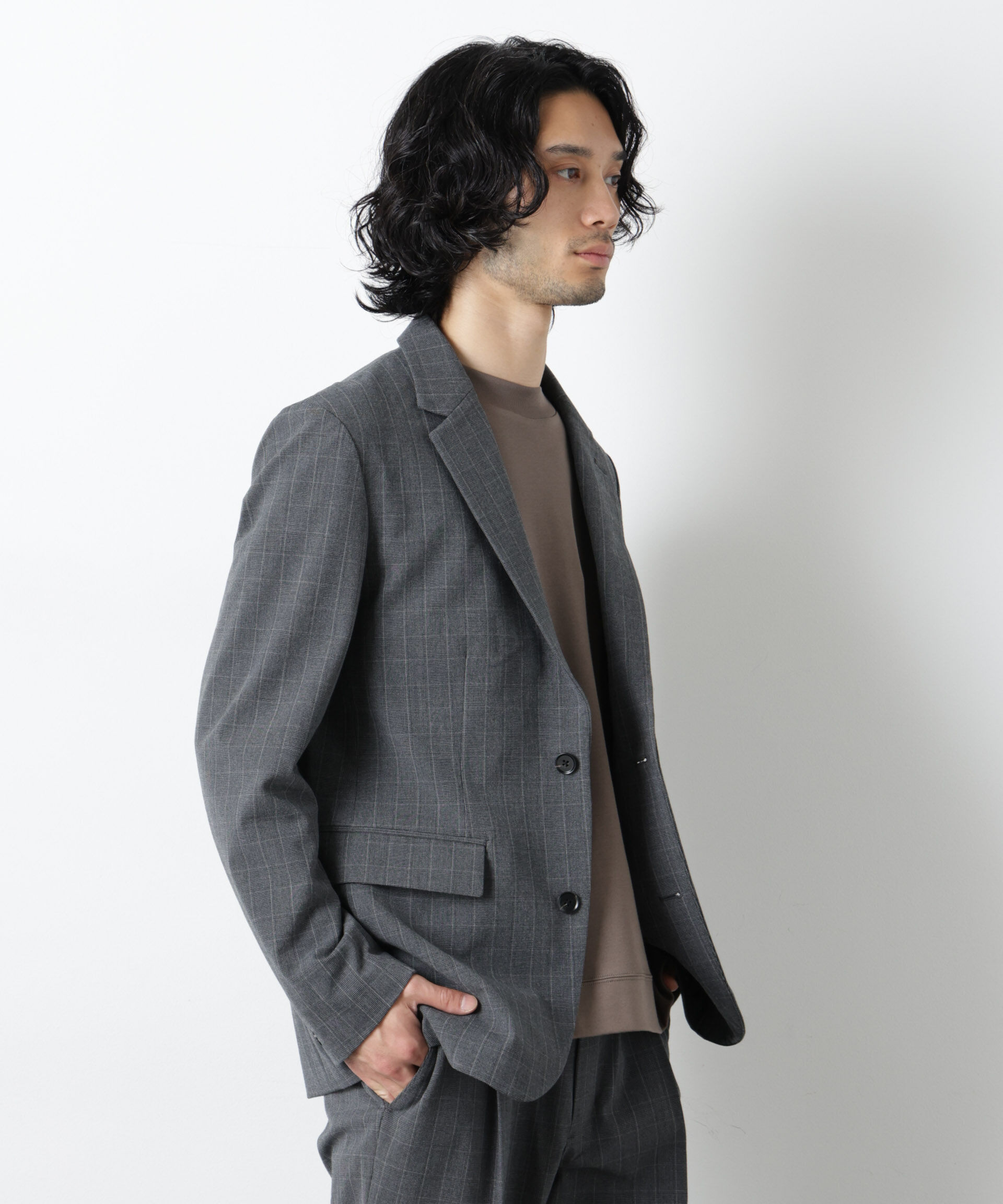 nano･universe「TR 2B アーバンジャケット（セットアップ可）」|テーラードジャケット|