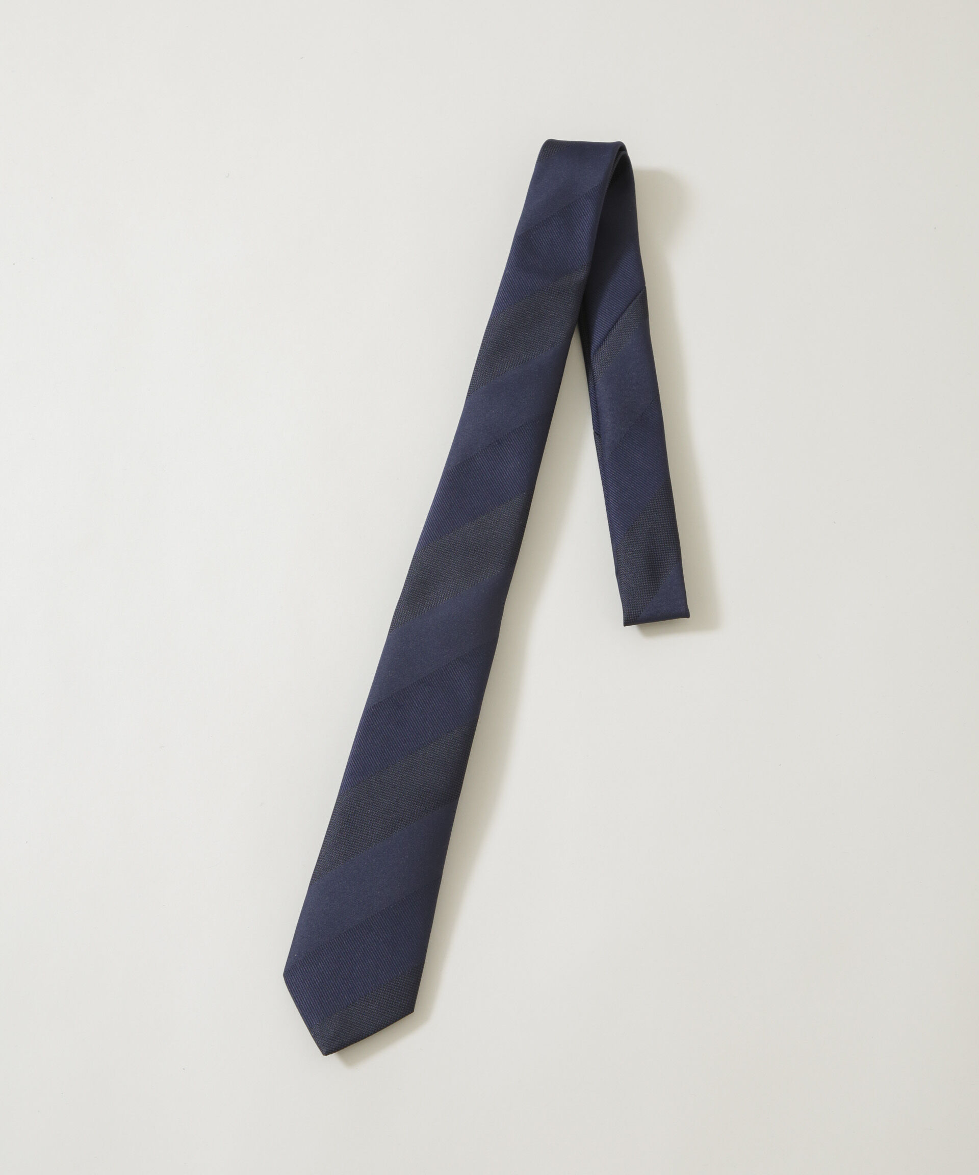 nano･universe「京都西陣ウォッシャブルシャドーストライプネクタイ」|ネクタイ・蝶ネクタイ|