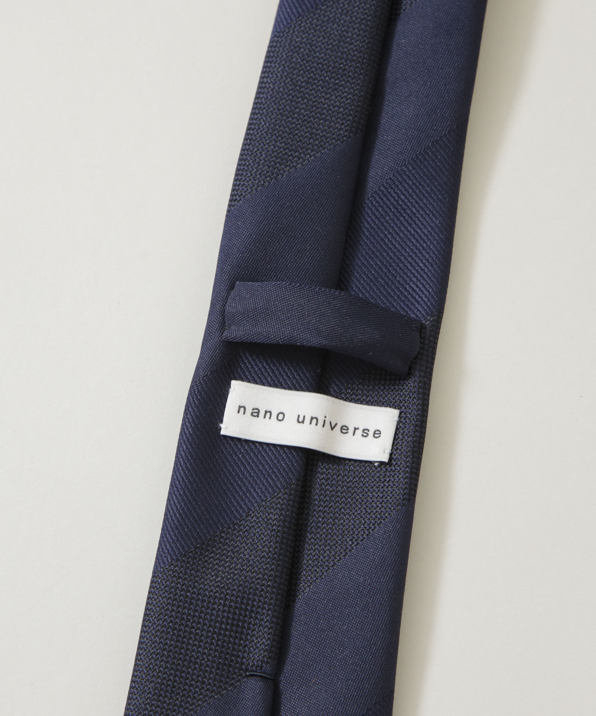 nano･universe「京都西陣ウォッシャブルシャドーストライプネクタイ」|ネクタイ・蝶ネクタイ|