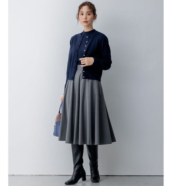 組曲「T/Rツイルストレッチ フレアスカート」|スカート|