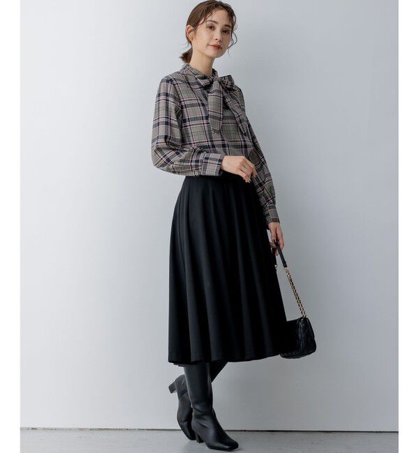 組曲「T/Rツイルストレッチ フレアスカート」|スカート|