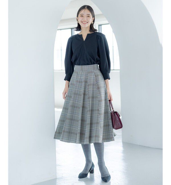 組曲「T/Rツイルストレッチ フレアスカート」|スカート|