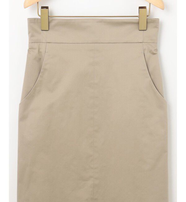 組曲「【WEB限定】サテンストレッチ Iラインスカート」|スカート|