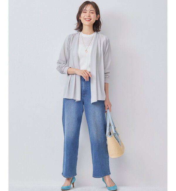 組曲「【冷房対策】パウダリージョーゼットカーディガン」|カーディガン|