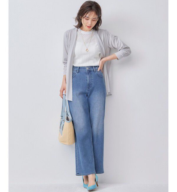 組曲「【冷房対策】パウダリージョーゼットカーディガン」|カーディガン|