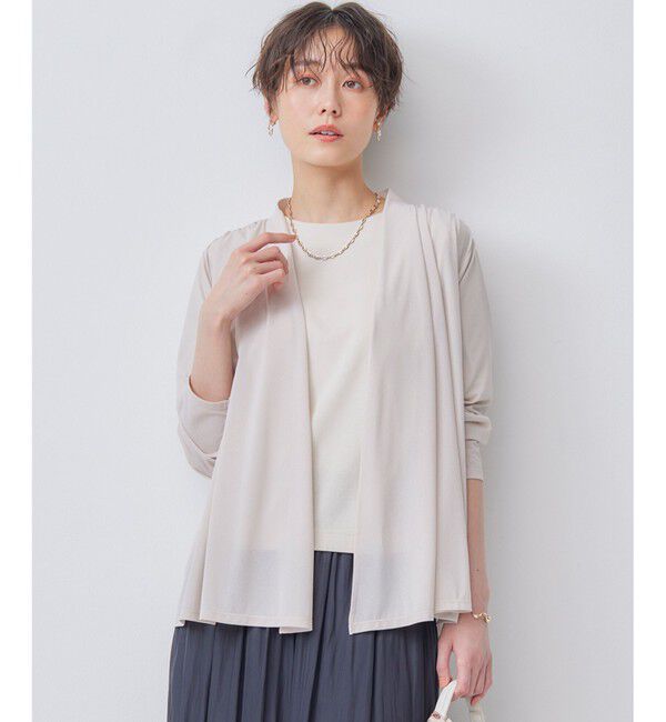 組曲「【冷房対策】パウダリージョーゼットカーディガン」|カーディガン|ﾗｲﾄﾍﾞｰ