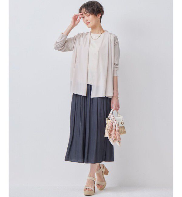 組曲「【冷房対策】パウダリージョーゼットカーディガン」|カーディガン|