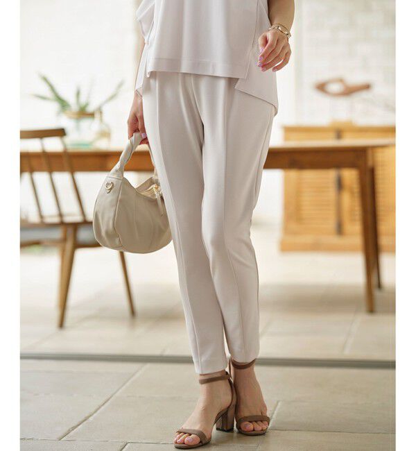 組曲「【吸湿冷感】スタイルアップジャージー パンツ」|その他|ｻﾝﾄﾞﾍﾞ