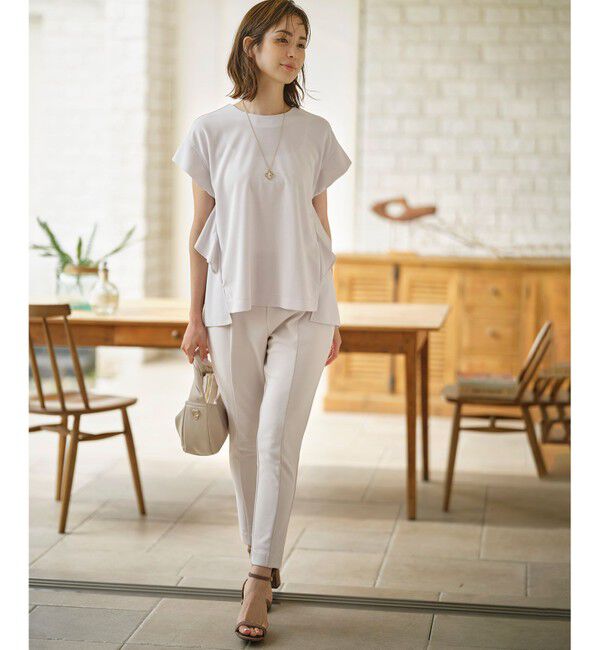 組曲「【吸湿冷感】スタイルアップジャージー パンツ」|その他|